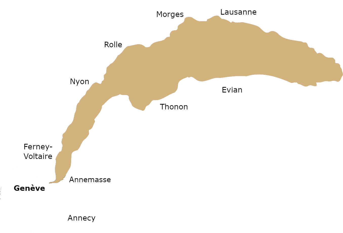 Secteurs Genève et Léman